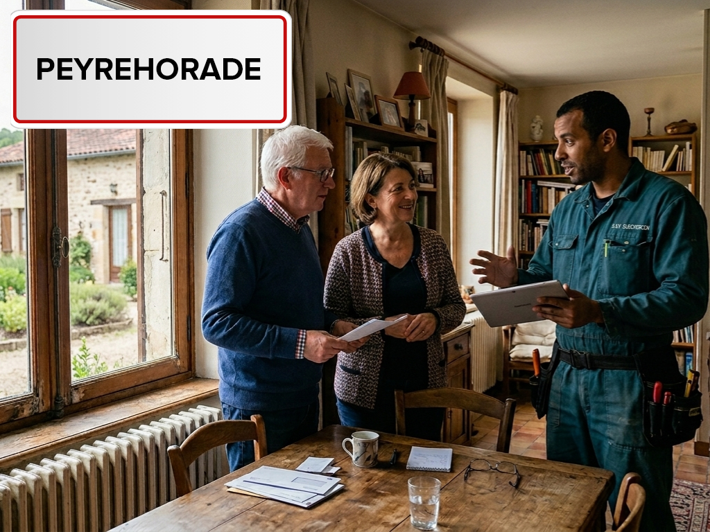 Installation de pompe à chaleur à Peyrehorade (40300) dans les Landes