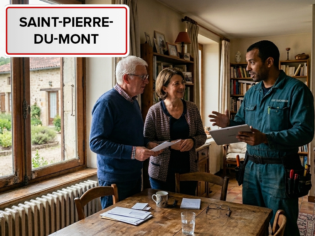 Installation de pompe à chaleur à Saint-Pierre-du-Mont (40280) dans les Landes